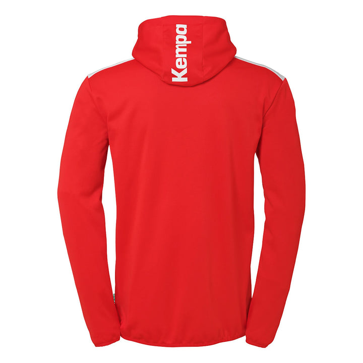 Kempa Emotion 27 Kapuzenjacke - rot/weiß