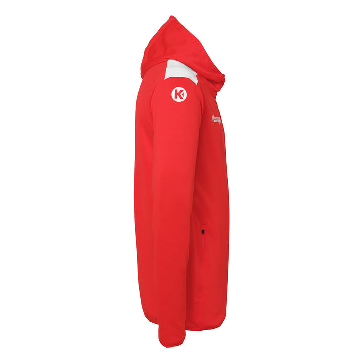 Kempa Emotion 27 Kapuzenjacke - rot/weiß