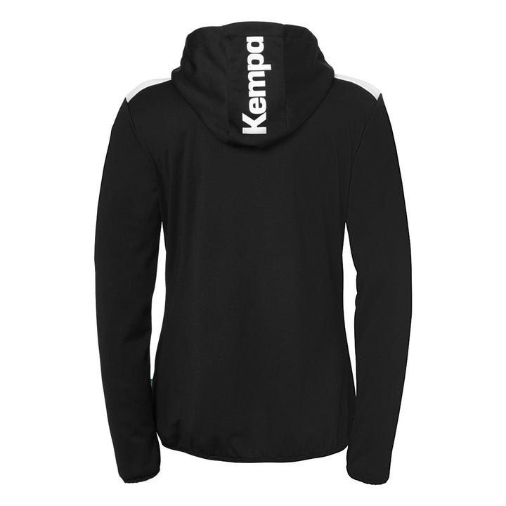 Kempa Emotion 27 Kapuzenjacke Damen - schwarz/weiß