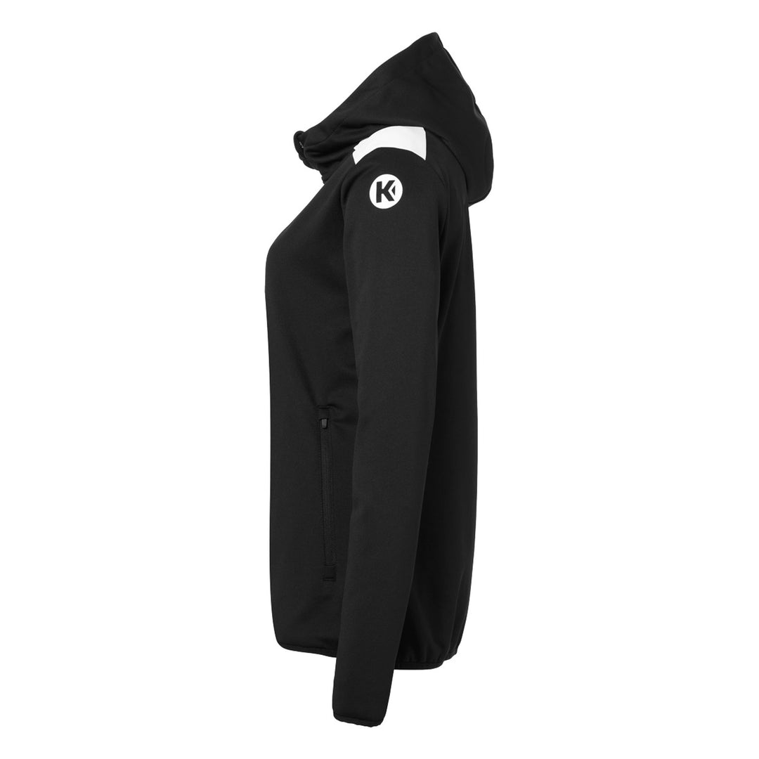 Kempa Emotion 27 Kapuzenjacke Damen - schwarz/weiß