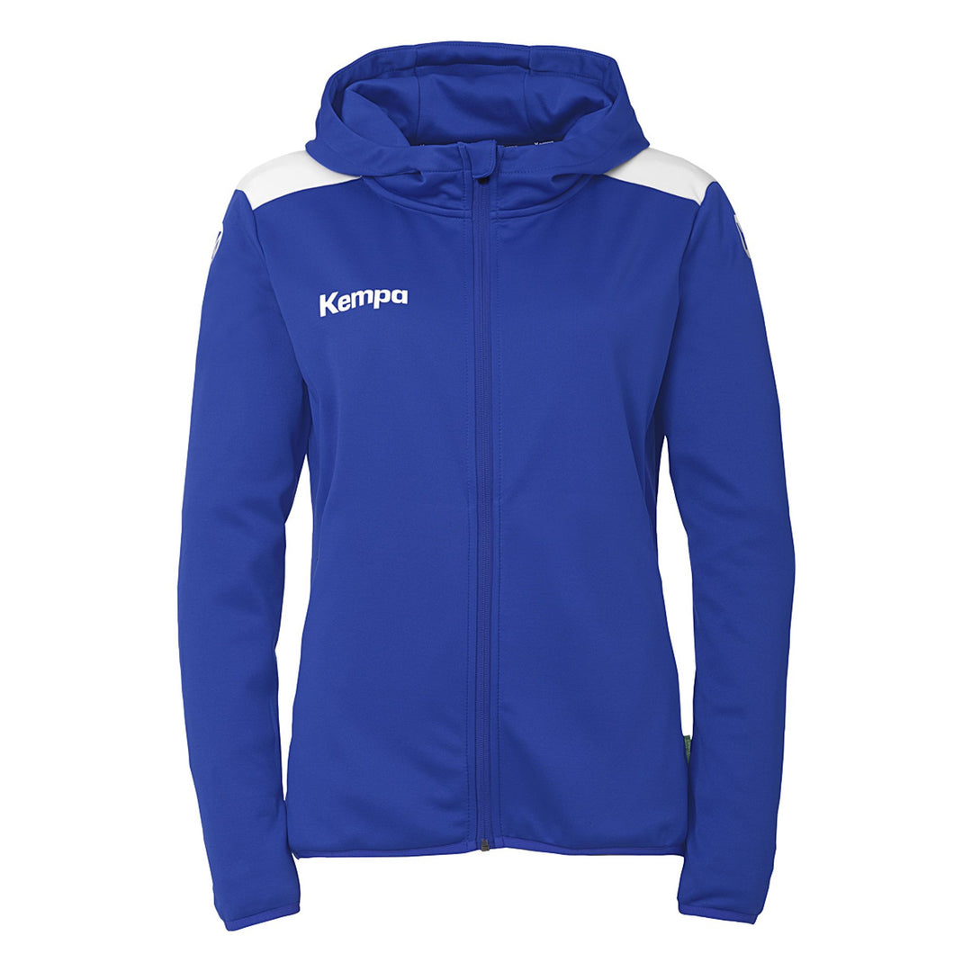 Kempa Emotion 27 Kapuzenjacke Damen - royal/weiß