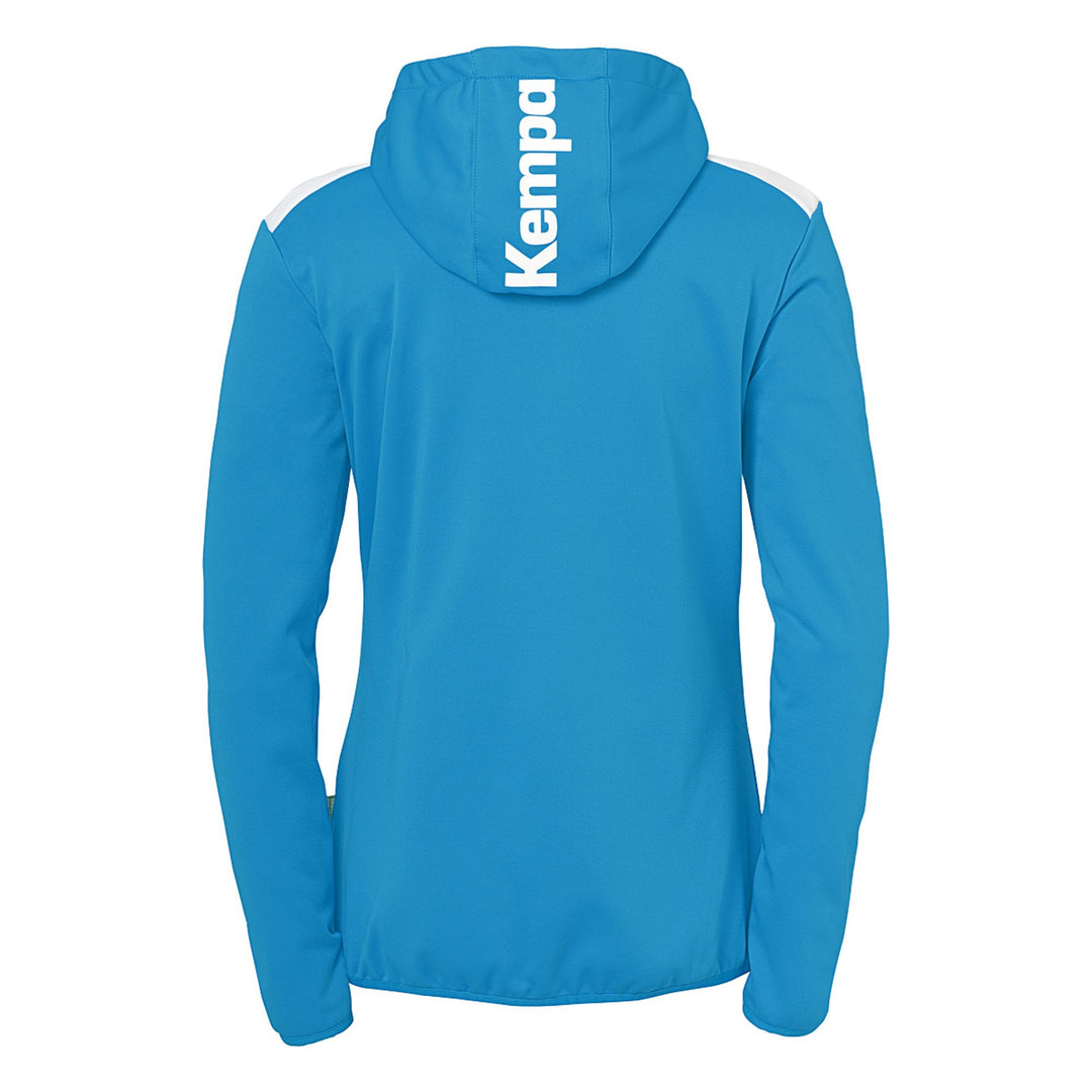 Kempa Emotion 27 Kapuzenjacke Damen - kempablau/weiß