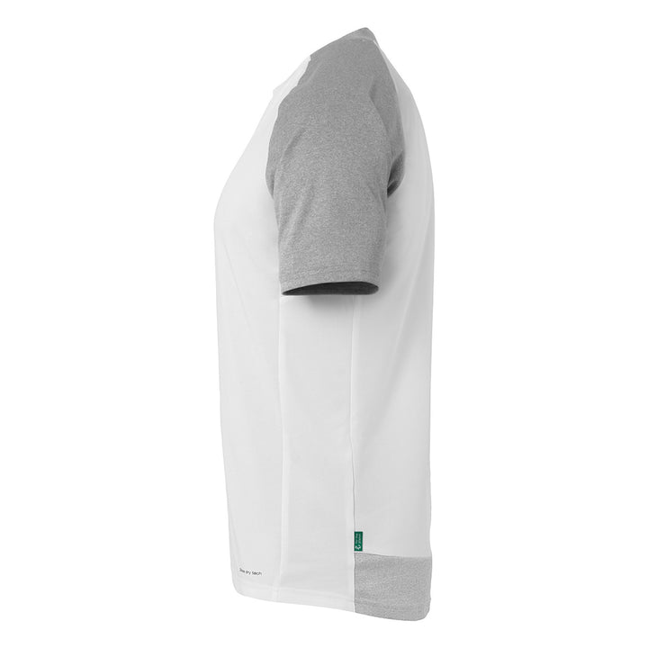 Kempa Ambition 28 Shirt - weiß/dark grau melange