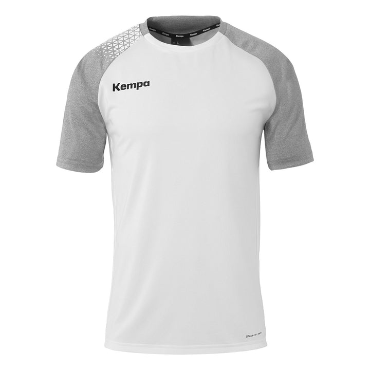 Kempa Ambition 28 Shirt - weiß/dark grau melange