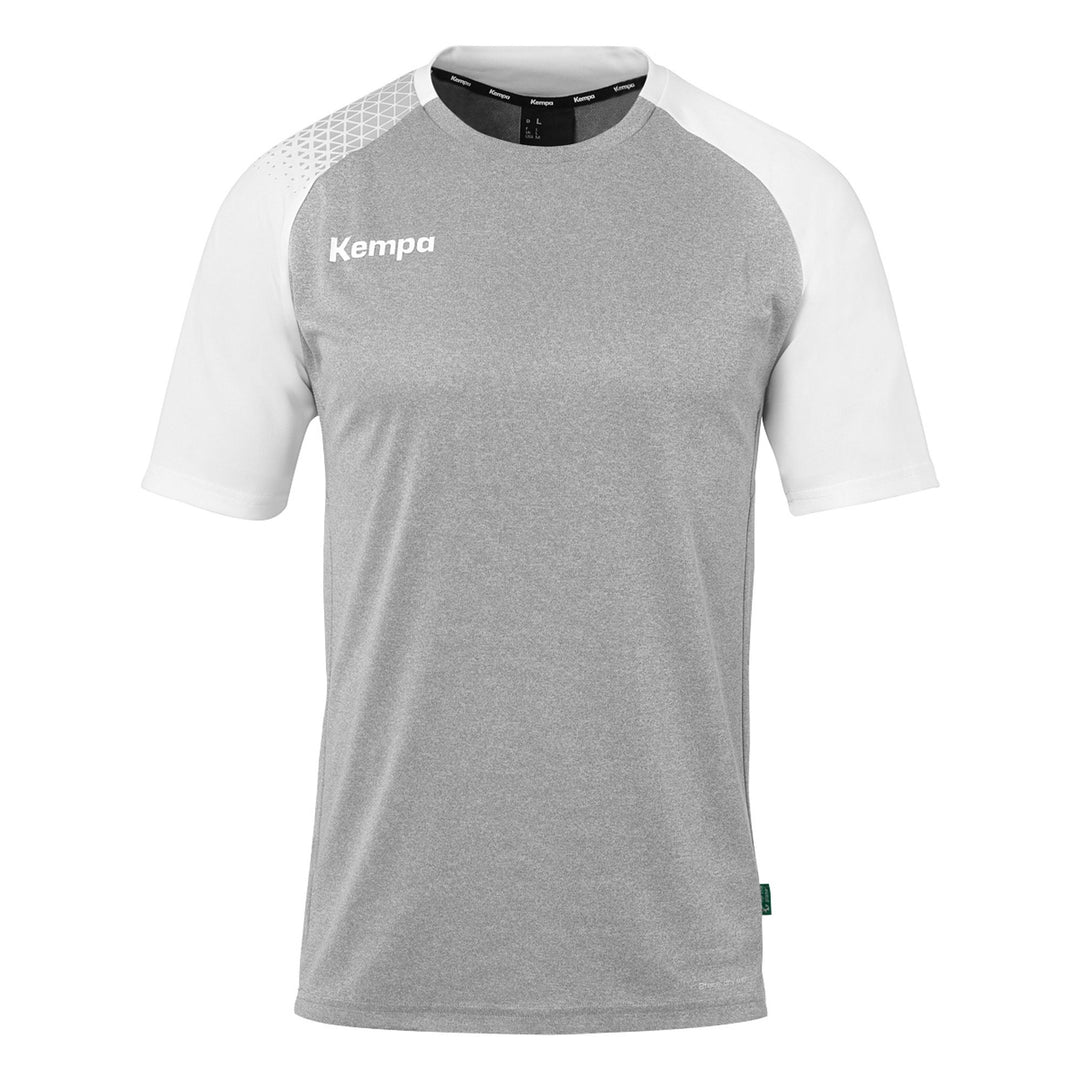 Kempa Ambition 28 Shirt - dark grau melange/weiß