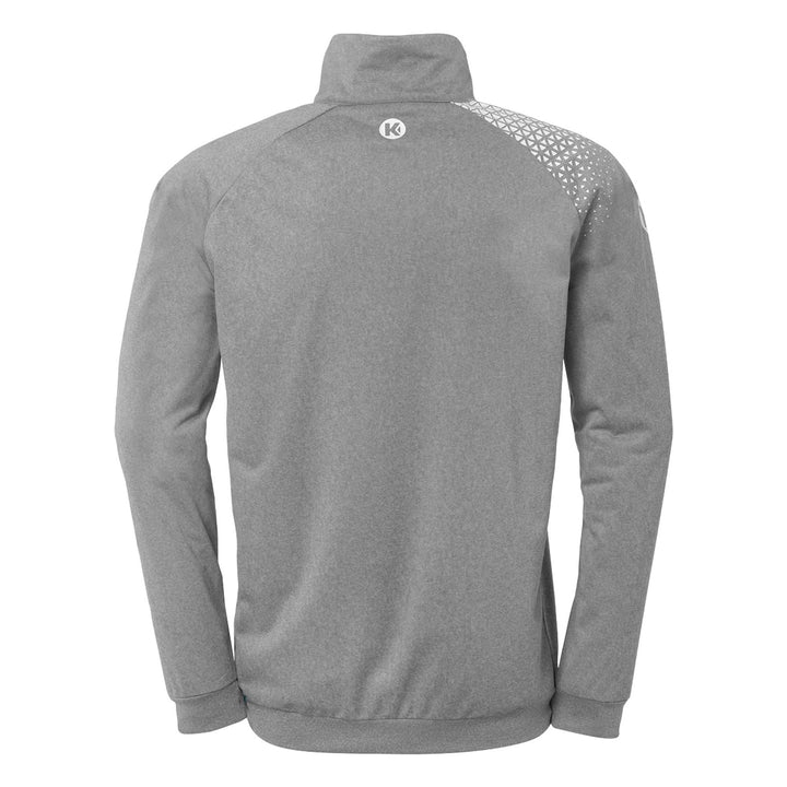 Kempa Ambition 28 Poly Jacke - dark grau melange/weiß