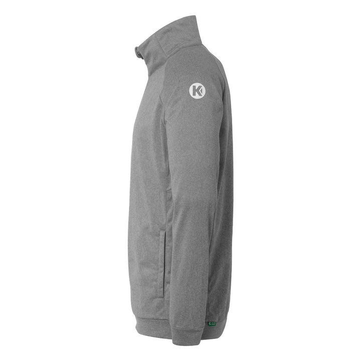 Kempa Ambition 28 Poly Jacke - dark grau melange/weiß