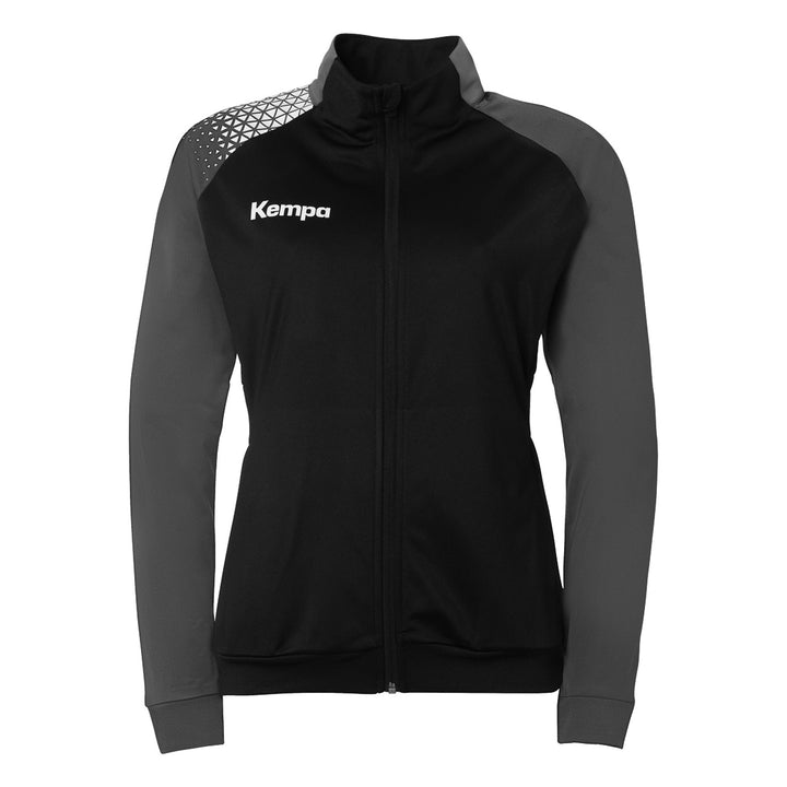 Kempa Ambition 28 Poly Jacke Damen - schwarz/anthra