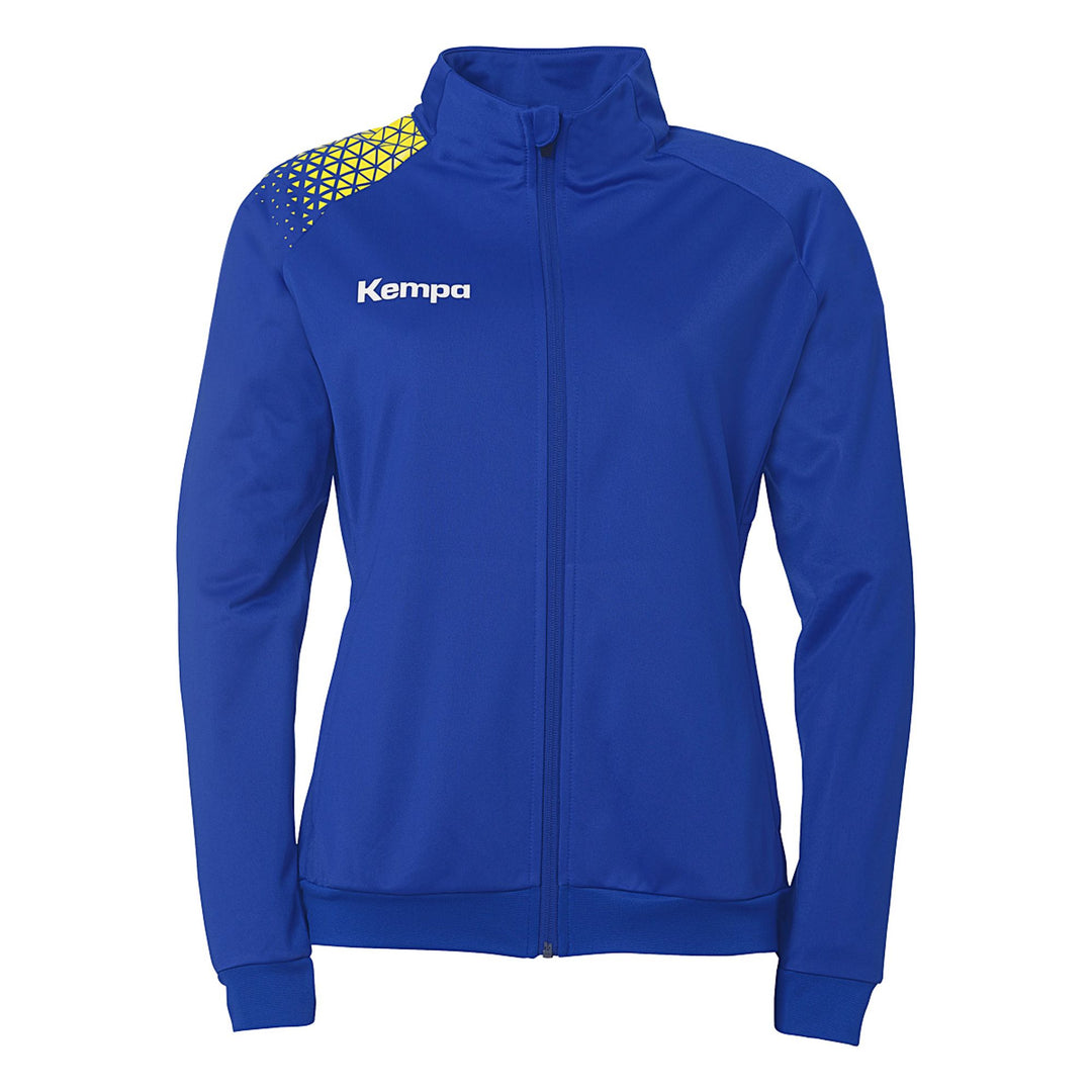 Kempa Ambition 28 Poly Jacke Damen - royal/limonengelb