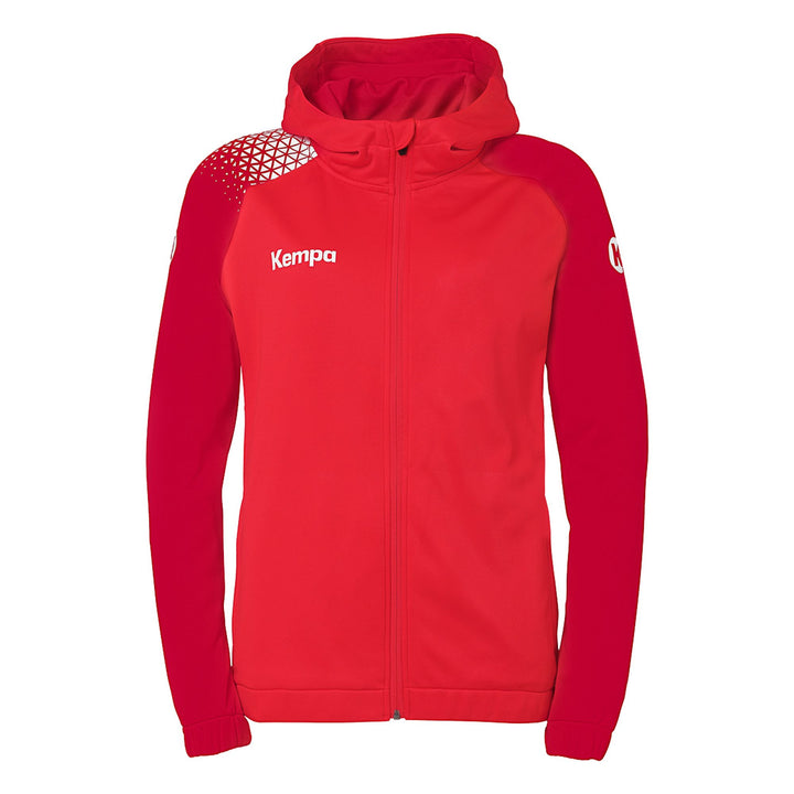 Kempa Ambition 28 Kapuzenjacke Damen - rot/chilirot