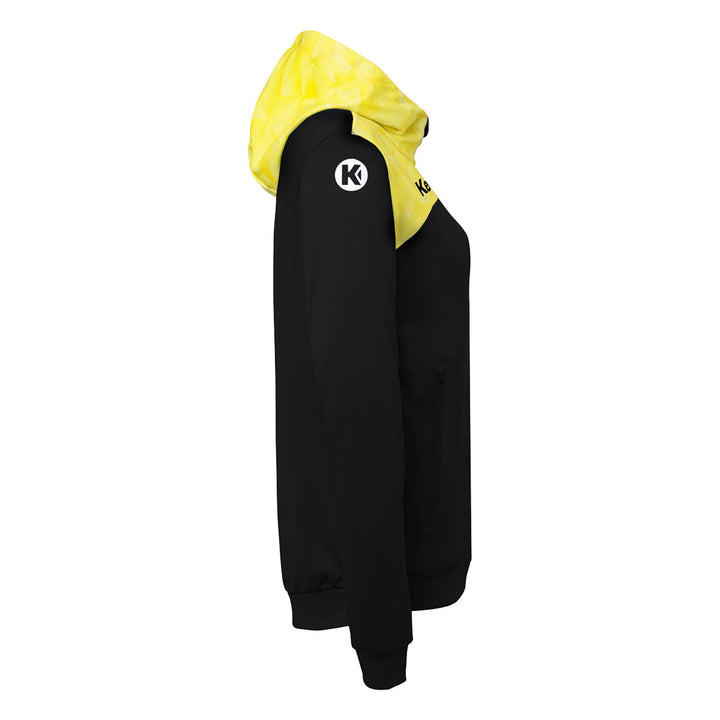 Kempa Athletics 29 Kapuzenjacke Damen - schwarz/limonengelb