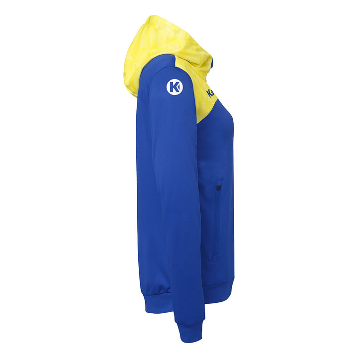 Kempa Athletics 29 Kapuzenjacke Damen - royal/limonengelb
