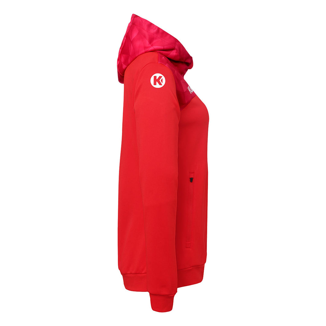 Kempa Athletics 29 Kapuzenjacke Damen - rot/chilirot