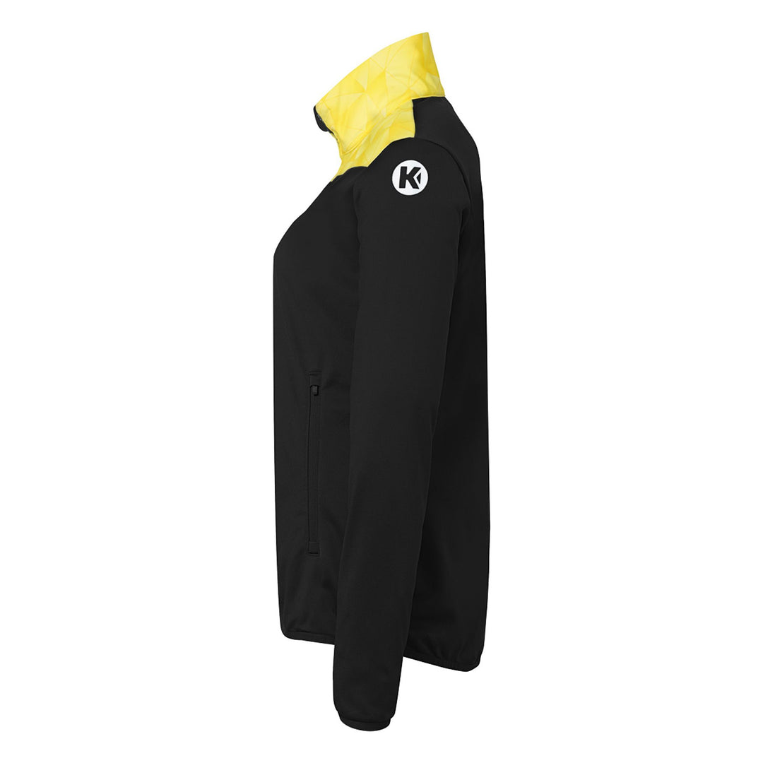 Kempa Athletics 29 Poly Jacke Damen - schwarz/limonengelb