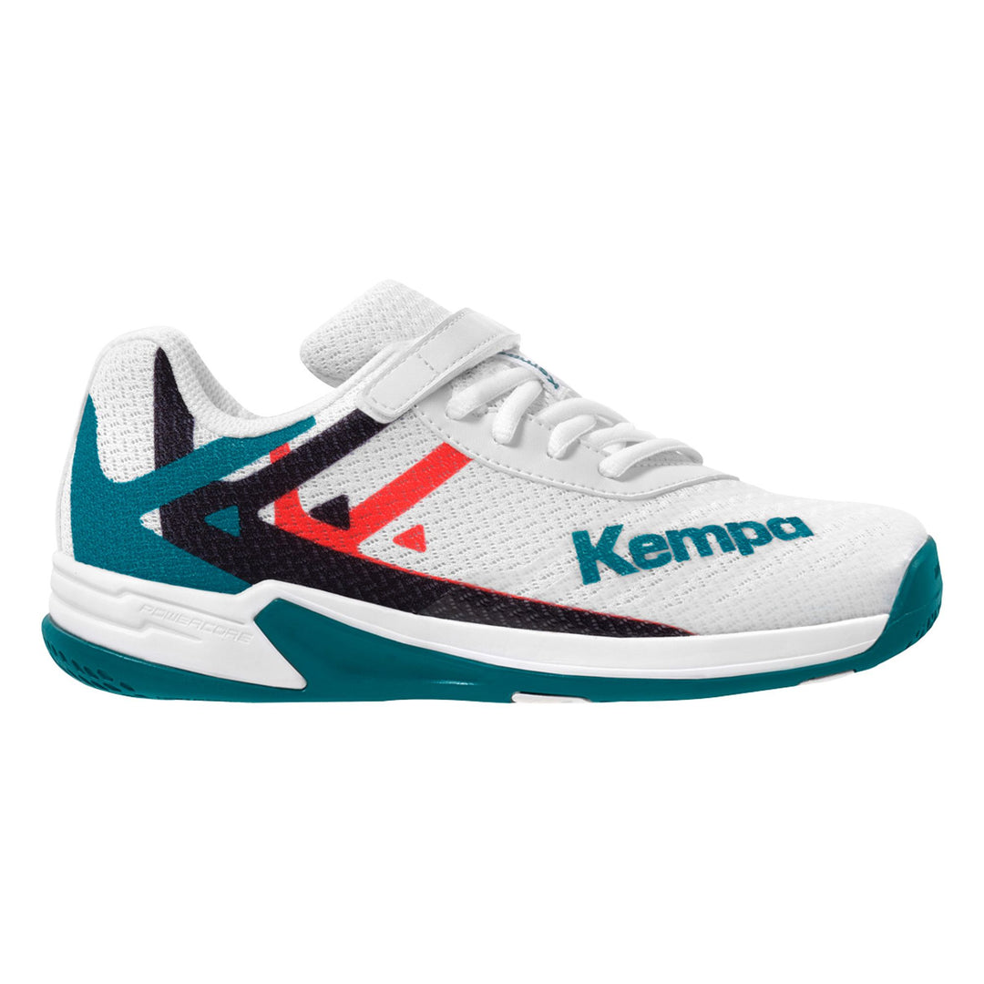 Kempa Wing 2.0 Junior - weiß/rot/schwarz