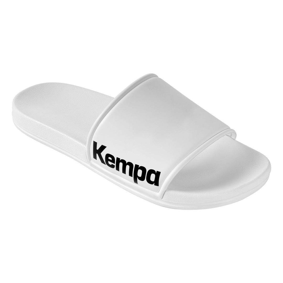 Kempa Badepantolette - weiß/schwarz