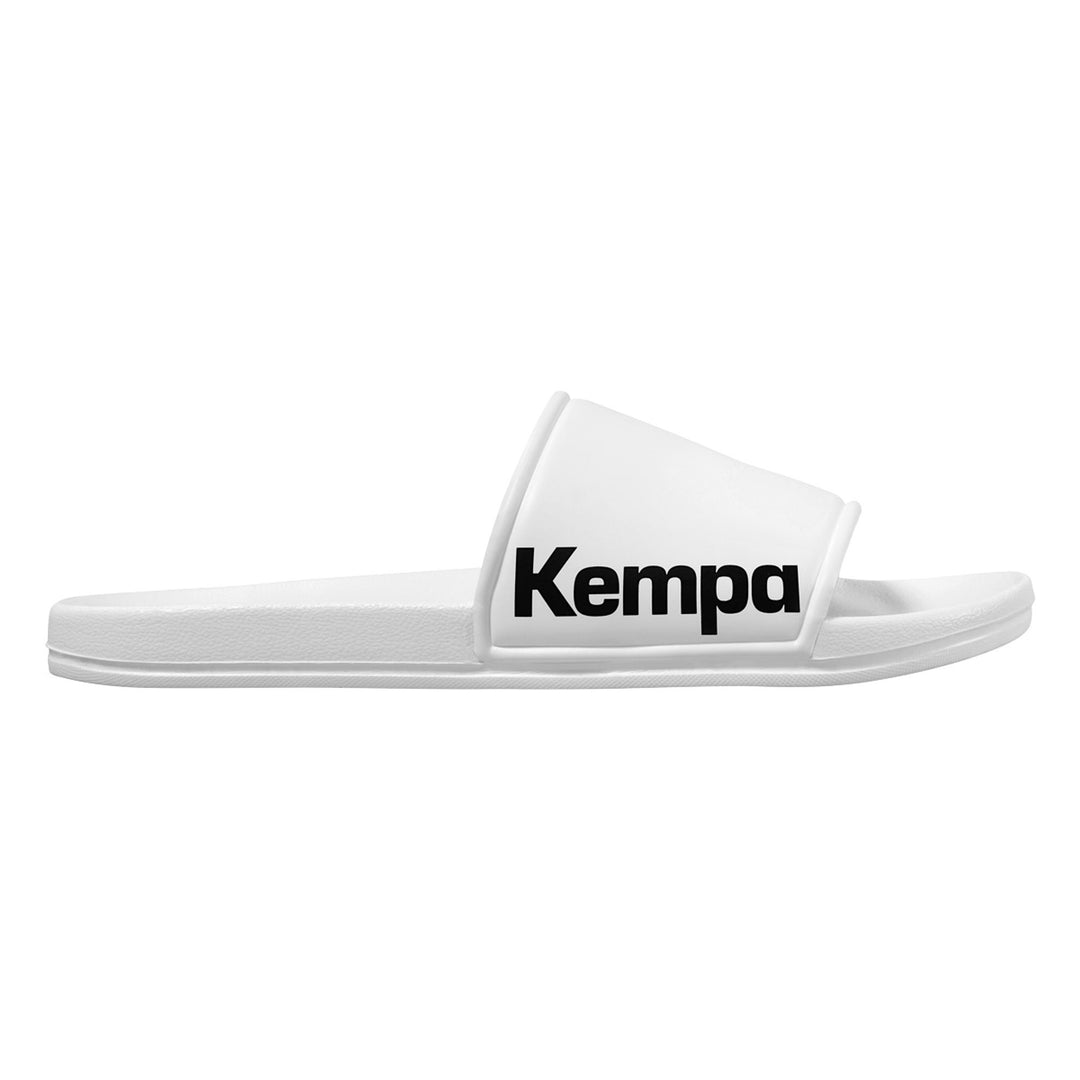 Kempa Badepantolette - weiß/schwarz
