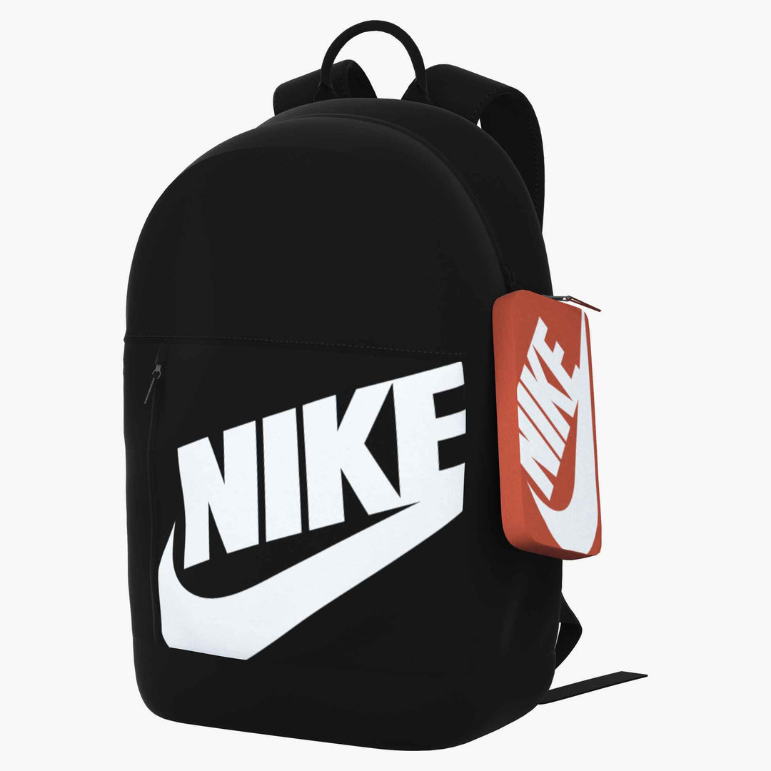 Nike Y Kinder Nk Elmntl Bkpk Shoebox - black/orange/white
