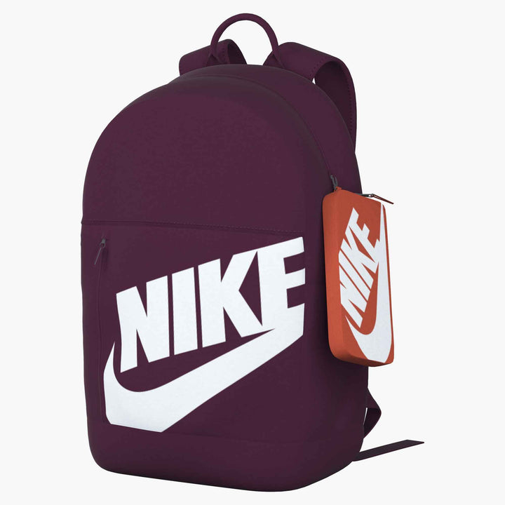 Nike Y Kinder Nk Elmntl Bkpk Shoebox - bordeaux/orange/white