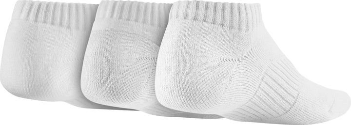Nike 3Ppk Youth Cotton Cush No-Show W/ M - white/black