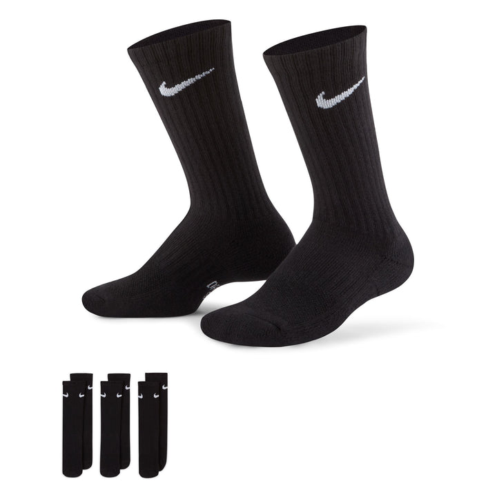 Nike Y Kinder Nk Evryday Cush Crew 3Pr-108 - black/white