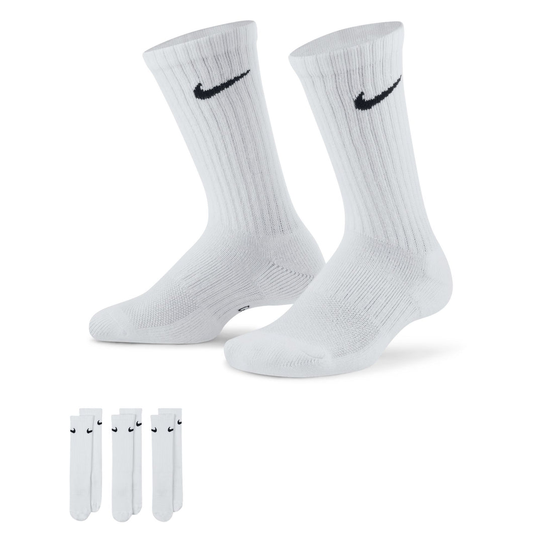 Nike Y Kinder Nk Evryday Cush Crew 3Pr-108 - white/black