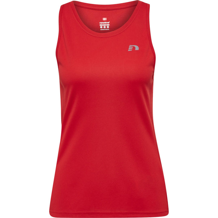 newline Women Core Running Singlet - tango red