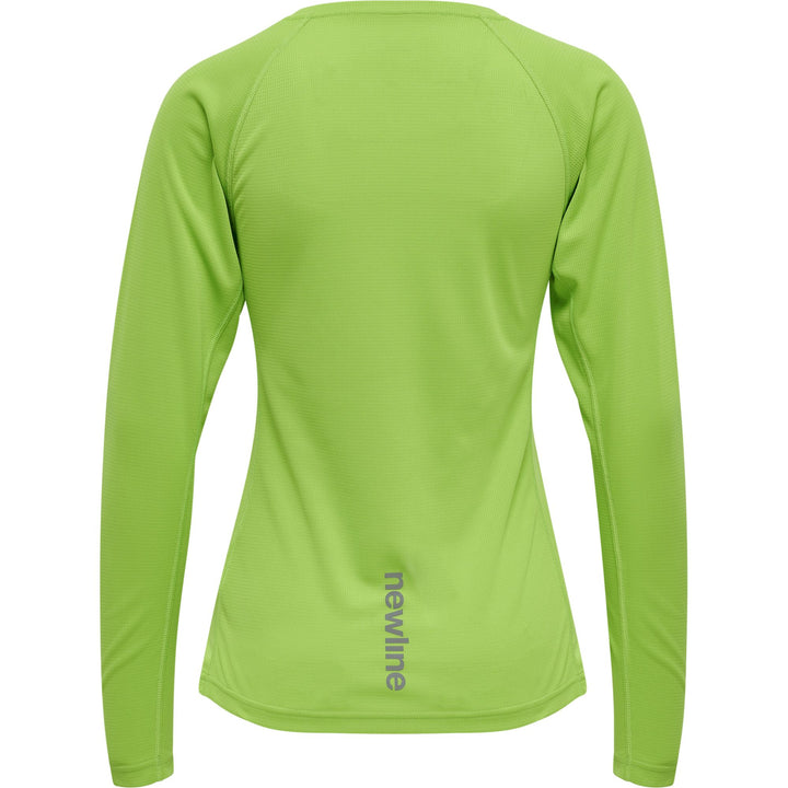 newline Women Core Running T-Shirt L/S - green flash
