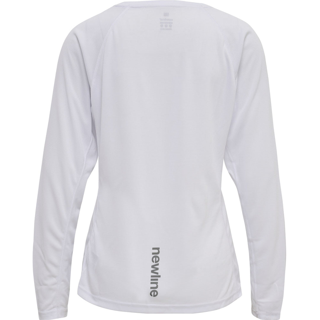 newline Women Core Running T-Shirt L/S - white
