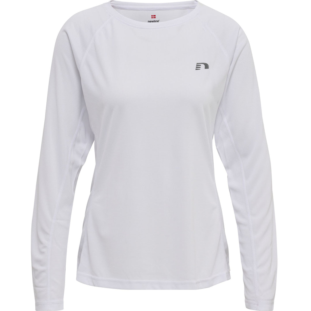 newline Women Core Running T-Shirt L/S - white