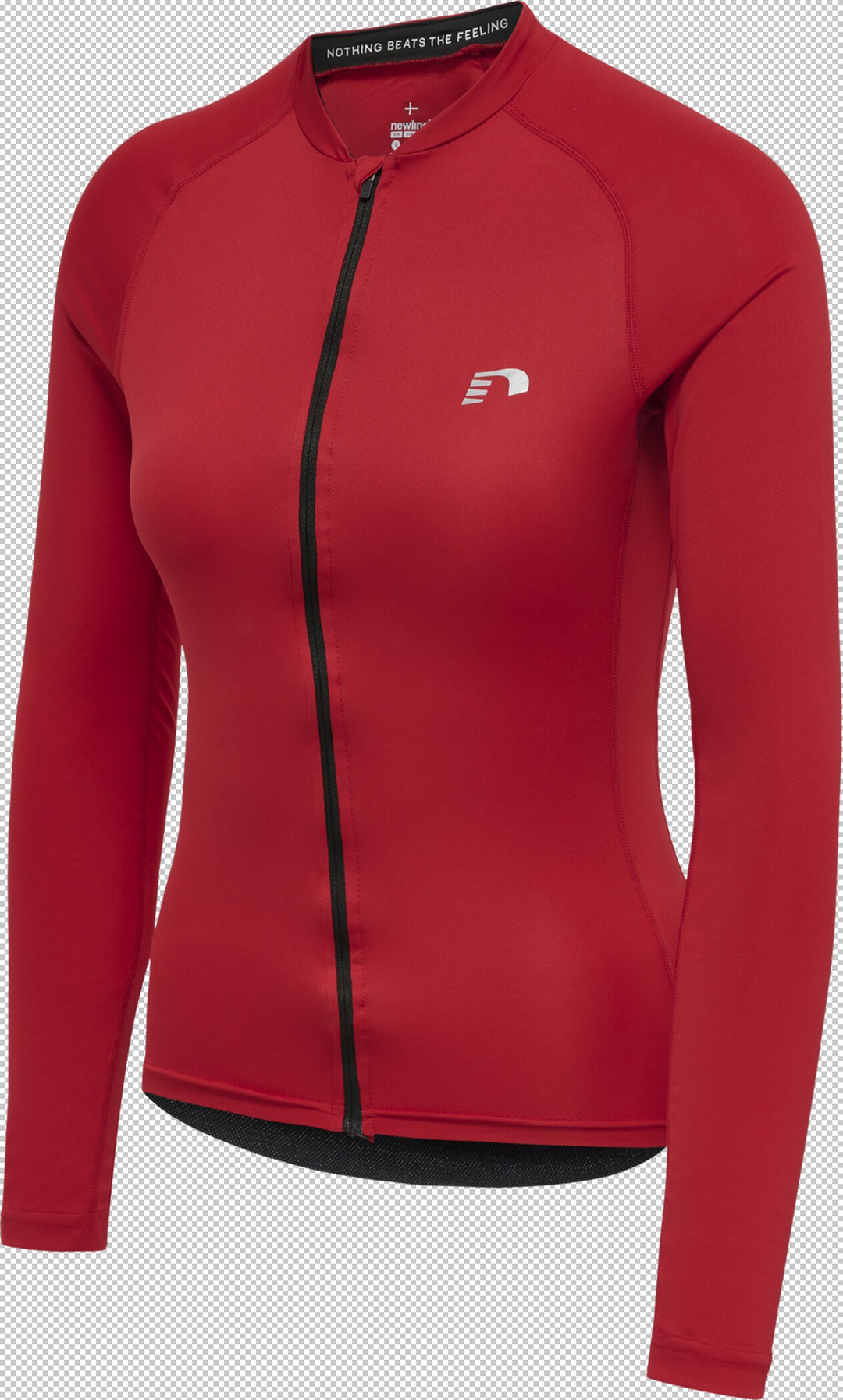 newline Womens Core Bike L/S Jersey - tango red