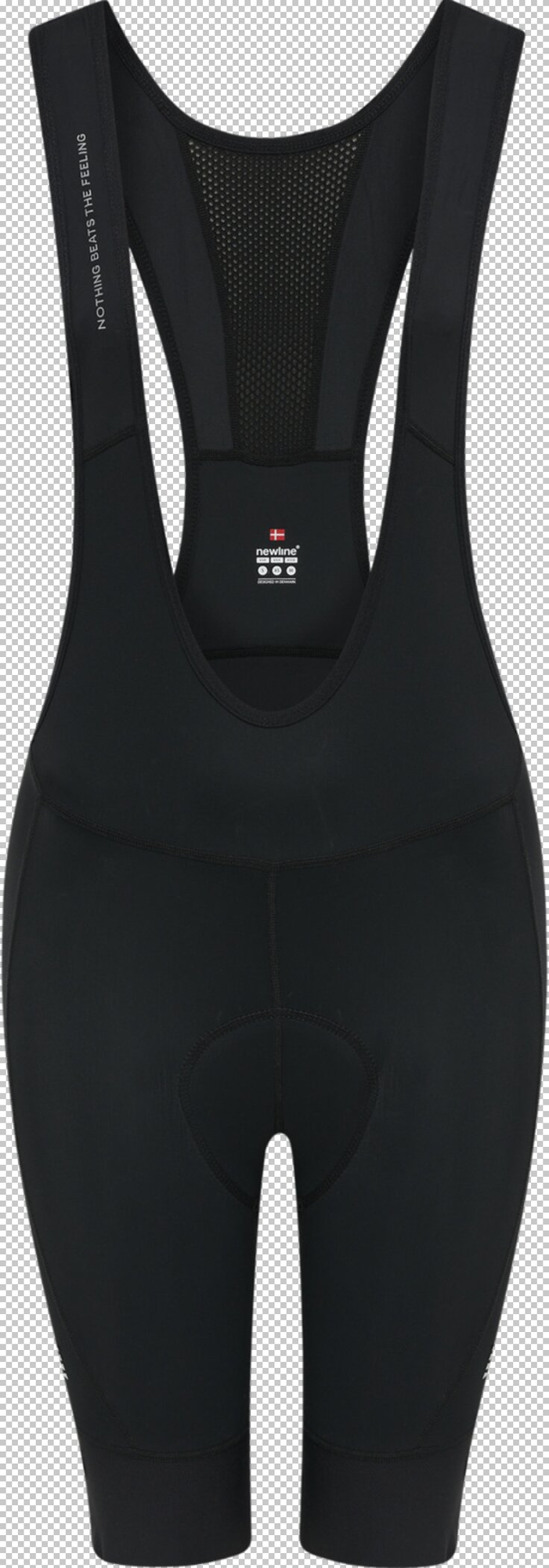 newline Womens Core Bike Panel Bib Shorts - black