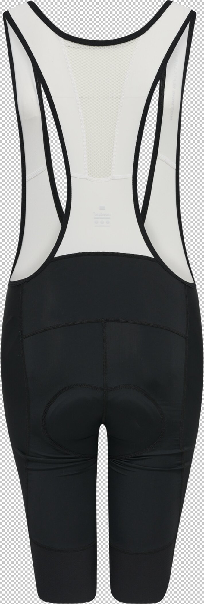 newline Womens Core Bike Panel Bib Shorts - black/white