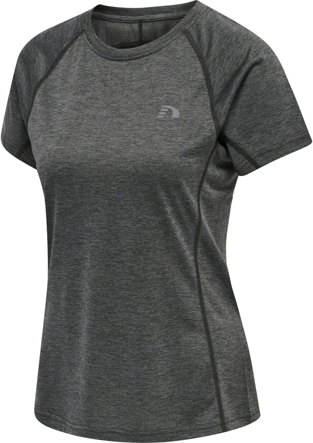 newline Women Running T-Shirt S/S - forged iron melange