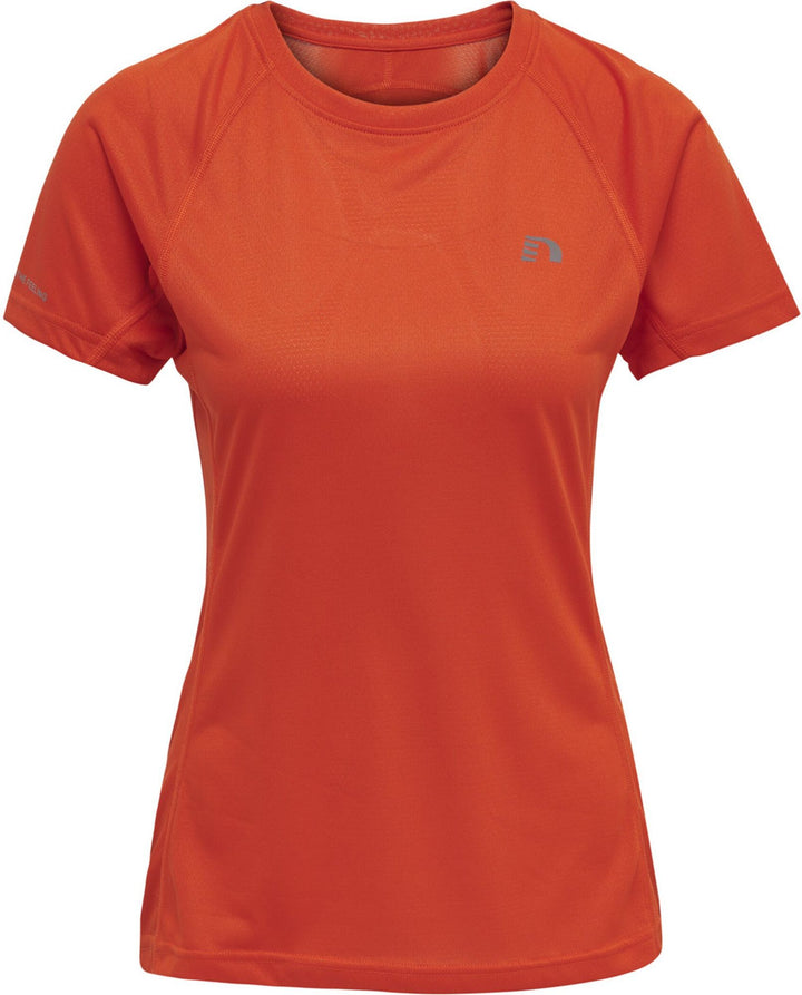 newline Women Running T-Shirt S/S - spicy orange