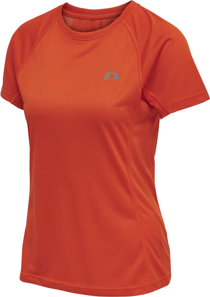 newline Women Running T-Shirt S/S - spicy orange