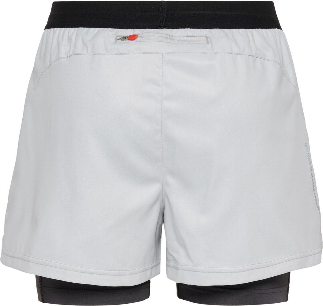 newline Women 2-In-1 Running Shorts - oyster mushroom