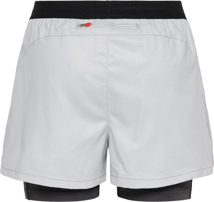 newline Women 2-In-1 Running Shorts - oyster mushroom