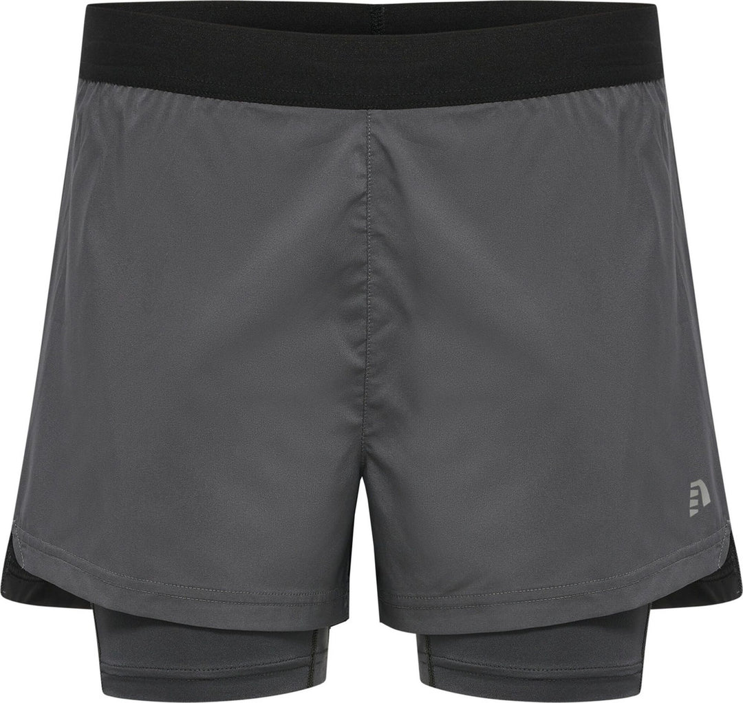 newline Women 2-In-1 Running Shorts - forged iron