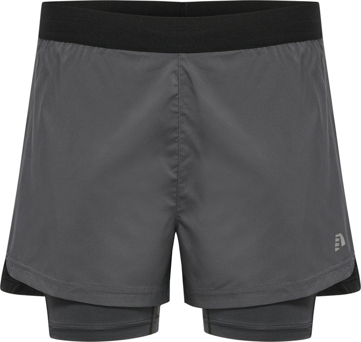 newline Women 2-In-1 Running Shorts - forged iron