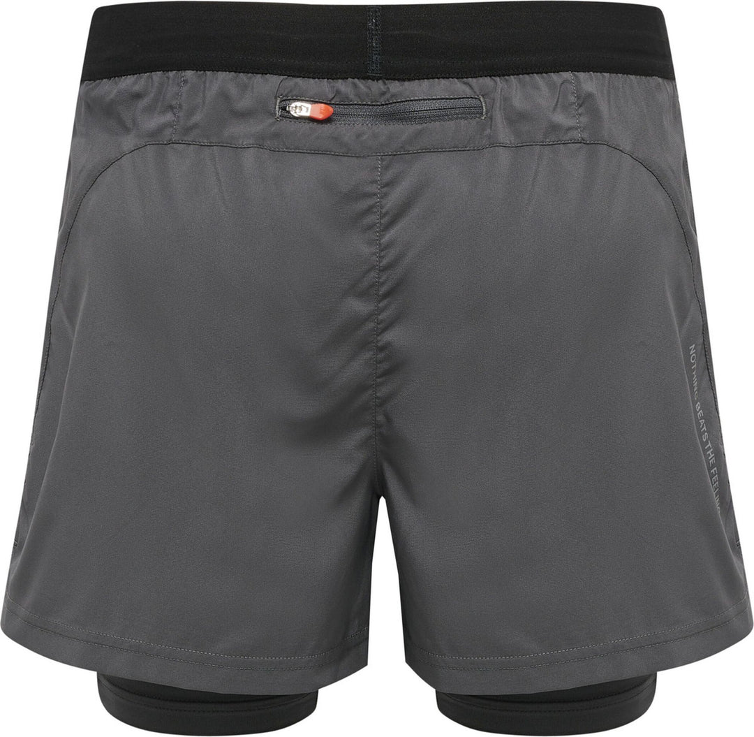 newline Women 2-In-1 Running Shorts - forged iron