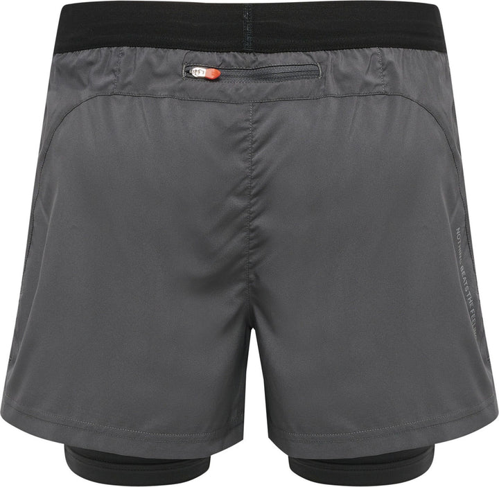 newline Women 2-In-1 Running Shorts - forged iron