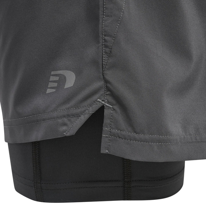 newline Women 2-In-1 Running Shorts - forged iron