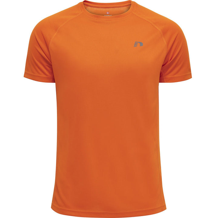 newline Men Core Running T-Shirt S/S - orange tiger