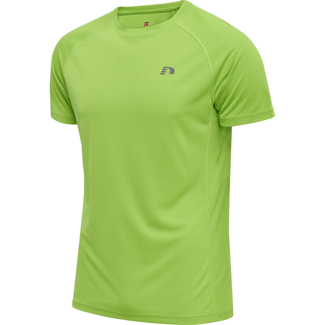 newline Men Core Running T-Shirt S/S - green flash