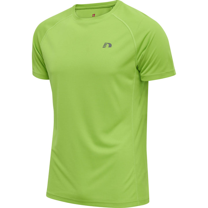 newline Men Core Running T-Shirt S/S - green flash