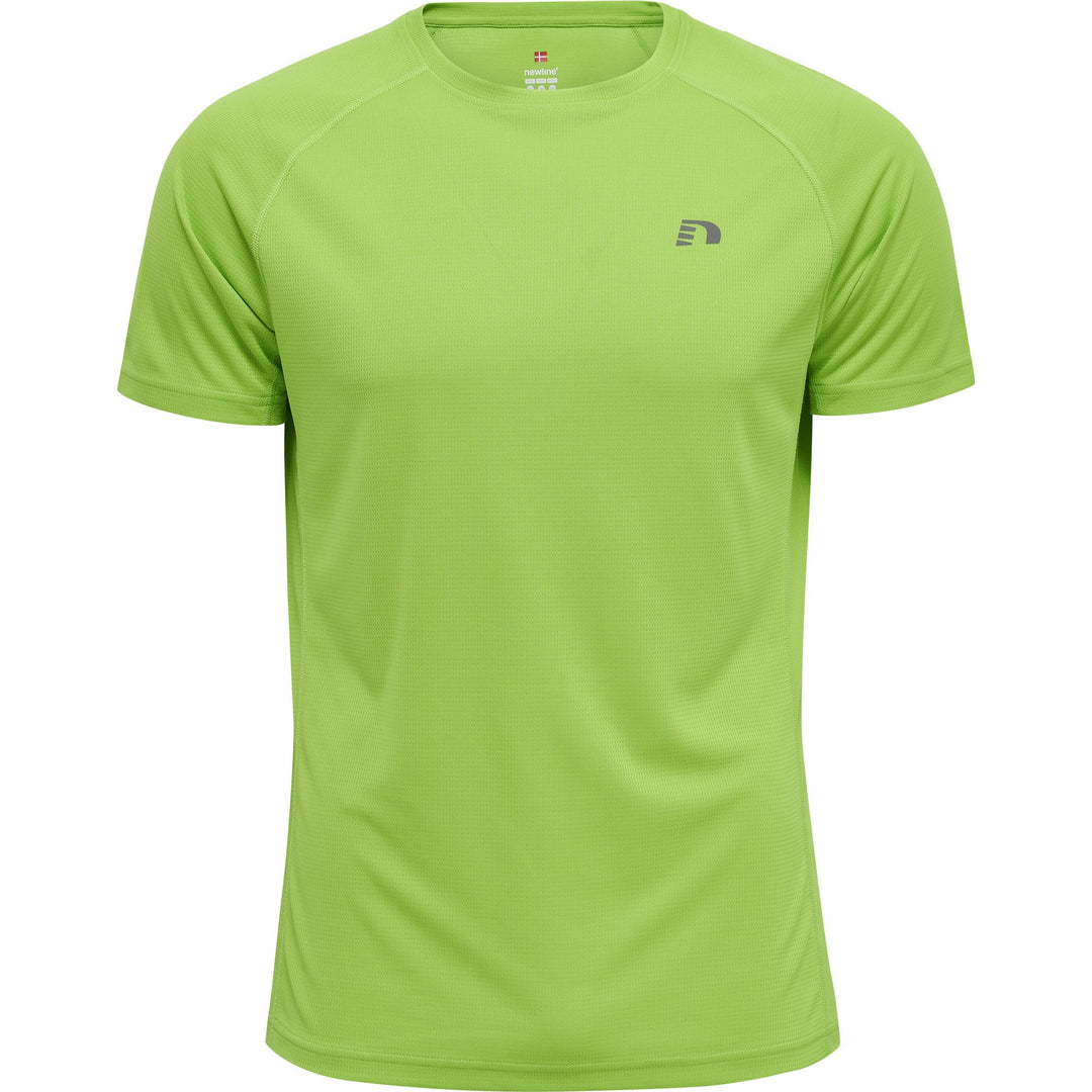 newline Men Core Running T-Shirt S/S - green flash
