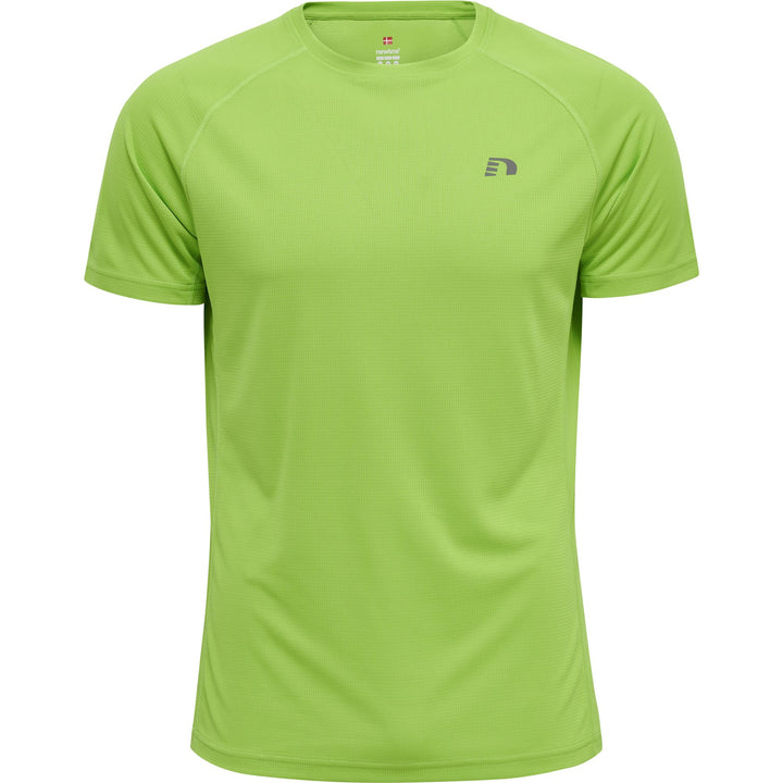newline Men Core Running T-Shirt S/S - green flash