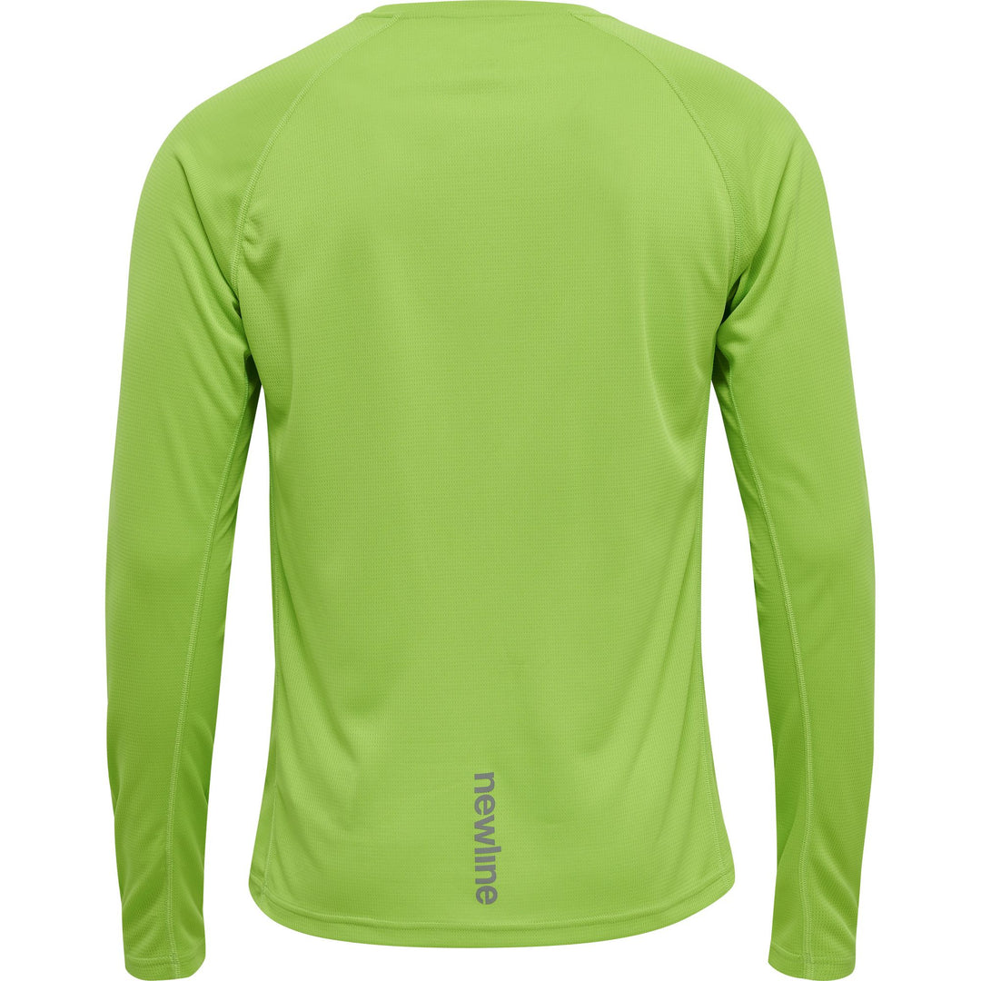 newline Men Core Running T-Shirt L/S - green flash