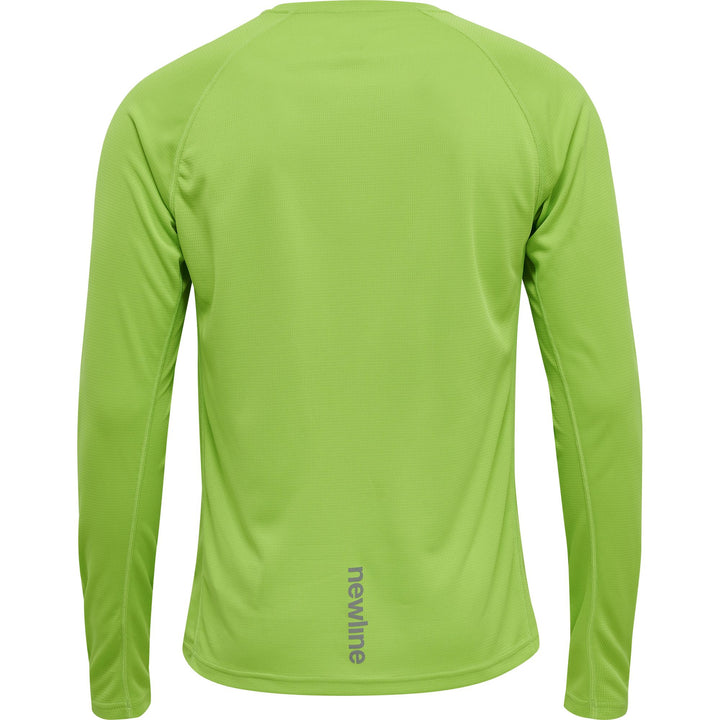 newline Men Core Running T-Shirt L/S - green flash
